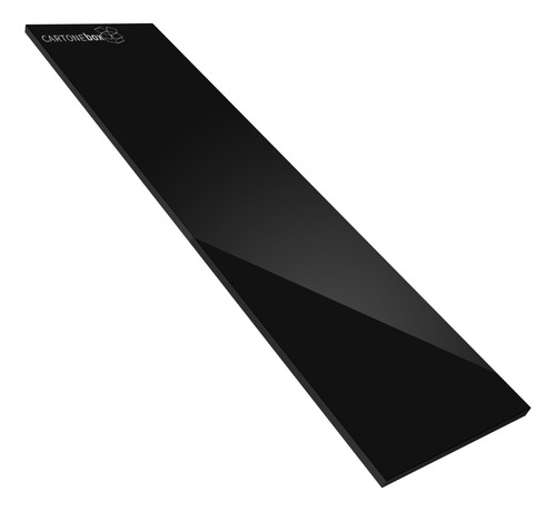 Placa Acrílico Preto Chapa 65x6 Cm 6x65 C/ 5mm