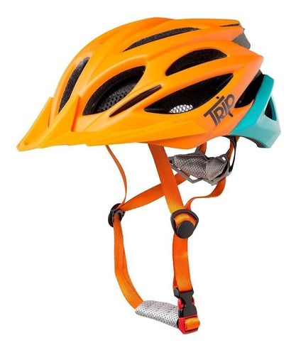 Casco Bicicleta Mtb Trip Delirium Orange/blue Talla M