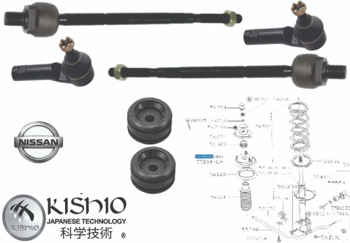 Bieletas Completas Hidraulica Y Bases Nissan Tsuru Ii 88-91
