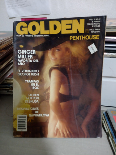 Revista Golden Penthouse Ginger Miller #2 B226r