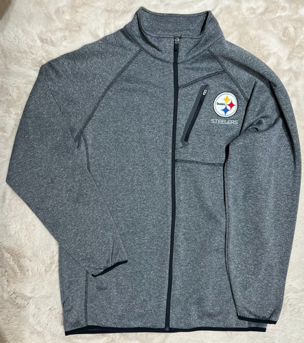 Hoodie Sudadera Para Hombre M Nfl Steelers Cuello Alto (Usado)