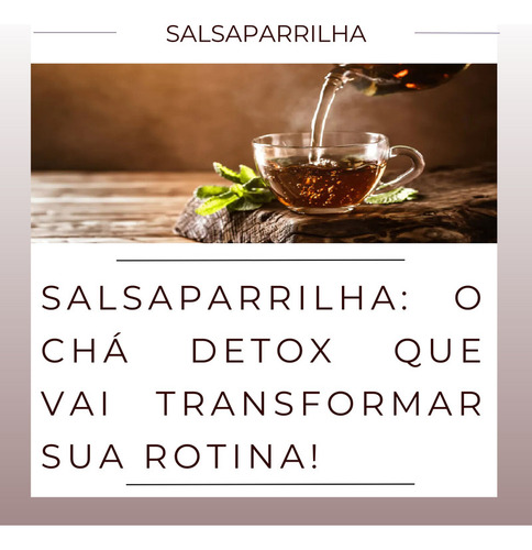 3 Pacotes De Chá Salsaparrilha | Salsaparrilha | Japecanga