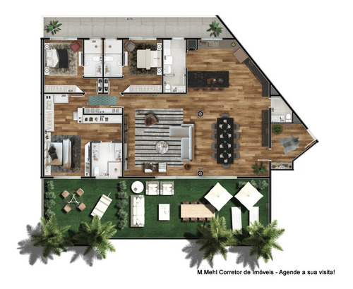 Imagem 17 de 28 de Apartamento Com 3 Dormitórios À Venda Com 282.84m² Por R$ 2.035.000,00 No Bairro Juvevê - Curitiba / Pr - M2ju-eteg103
