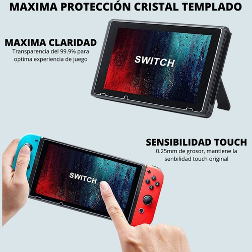 Imagen 7 de 10 de Estuche Mochila Nintendo Switch Rígida Premium Accesorios