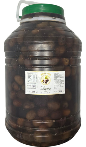 Aceitunas Negras Con Carozo Numero 00 X 7,7 Kg Bidón - Dates