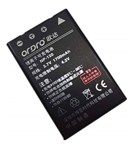 Bateria Np-120 Filmadora Ordro Ac1 Ac3 Ac5 Az50 V12 D395 V7