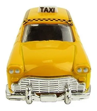 Sacapuntas Coche Taxi Checker De Nueva York En Miniatura