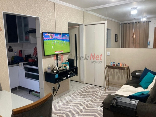 Imagem 1 de 17 de Apartamento Todo Reformado Localizado No Bairro Conceição, Diadema, Com 2 Dormitórios, 1 Vaga, 45 M². - 7016