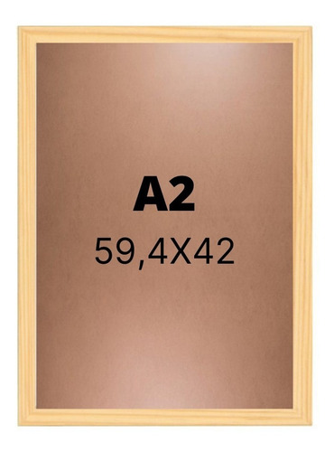 Moldura A2 P/ Quadros Decorativos Com Vidro
