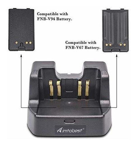 Cd 47 Cargador Compatise Para Yaesu Vertex Ft 60r Ft60r...