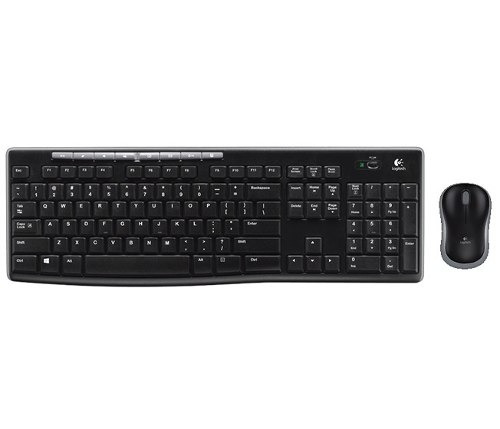 Imagen 1 de 8 de Kit Teclado Y Mouse Multimedia Logitech Mk270 Inalámbrico