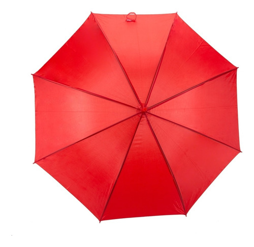5 X Guarda-chuva Grande Em Nylon Personalizado Com Logo Cor Vermelho