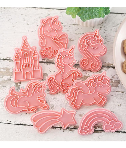 Molde De Galletas De Unicornio, Presión 3d De Meteorit...