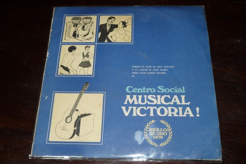 Jch- Centro Musical Victoria Vals Polkas Cuadro Negro Lp