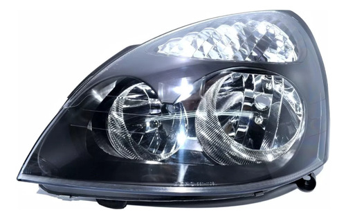 Farola Renault Clio 2003 - 2015 Izquierda Negra