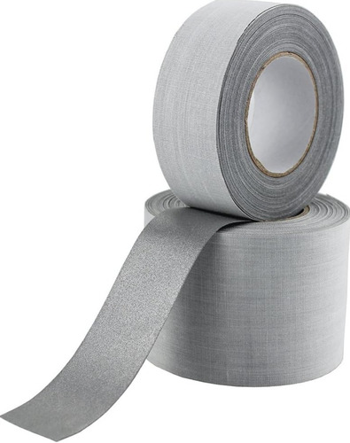 Cinta Reflectiva Gris Para Confección Tela Ropa 2.5cm X 10m