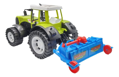 Tractor Grande A Friccion Con Accesorio 26 Cm  Escala 1:20