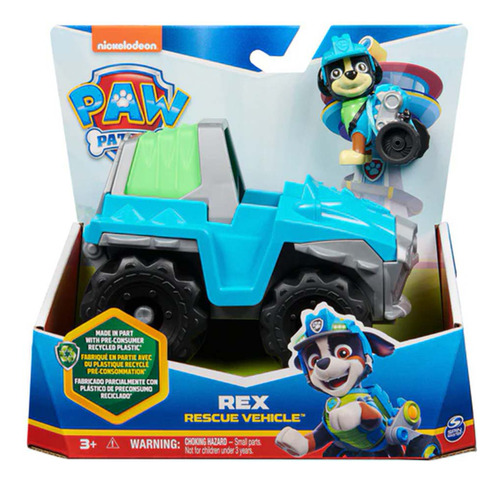 Veículo E Figura - Patrulha Canina - Carro De Resgate Rex -