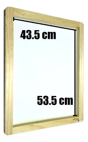 8 Marcos Madera (1 1/2 De Pulgada) Malla 55 Y 62, 50x60 Cm