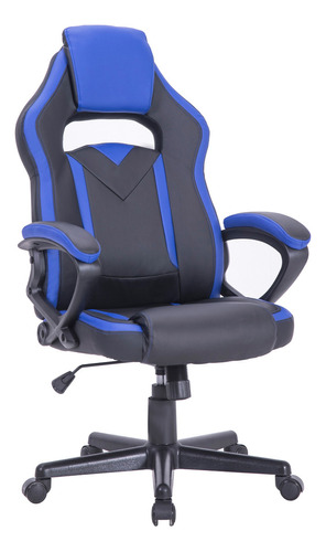 Silla De Escritorio Gaming Af-c5481 Gamer Ergonómica  Azul