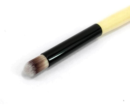 Brocha Pincel Profesional De Ojos Corrector Contorno Madera