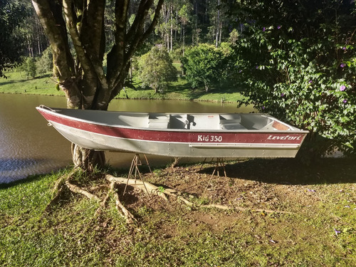 Barco Aluminio Leve Fort 3,50 Mts ( Usado P/motor Ate 15hp )