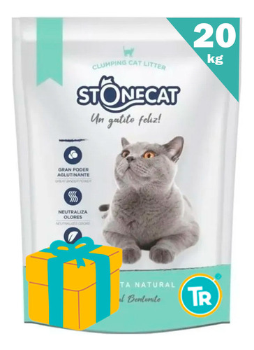 Sanitario Gato Stonecat 20 Kg + Obsequio