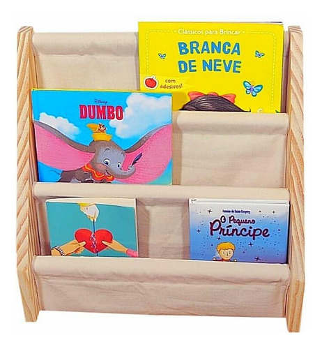 Rack Para Livros Infantil, Mini Standbook Montessoriano