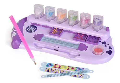 Kits De Pulseiras De Arte Com Diamantes Para Crianças.