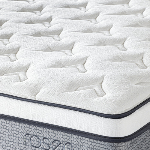Cama Europea Rosen Indie 1 Plaza + Muebles Issey Azul