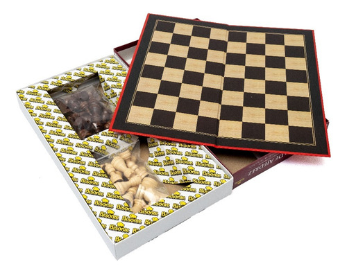 Ajedrez Bisonte Tablero 34 X 34 Piezas Mad 3
