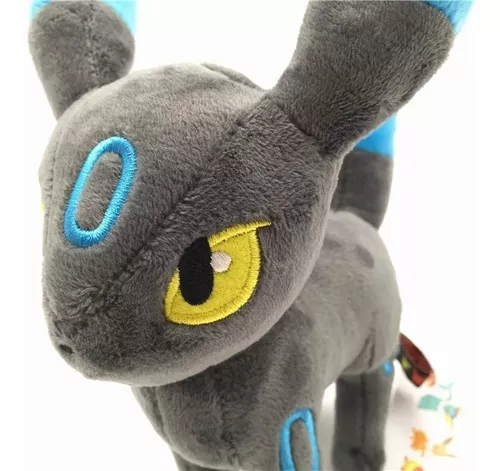 Umbreon Shiny Eevee Evolução Bicho Pelúcia Pokémon 20cm