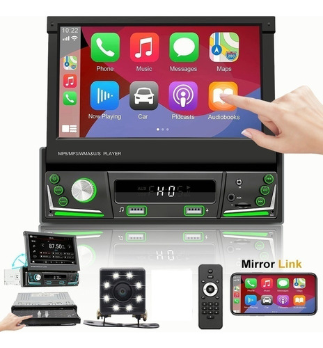 Radio Estéreo Con Bluetooth For Coche, Hd De 7 , Mp5 Fm