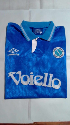 Camiseta Futbol Napoli  Marca Umbro Talle M Original 1993
