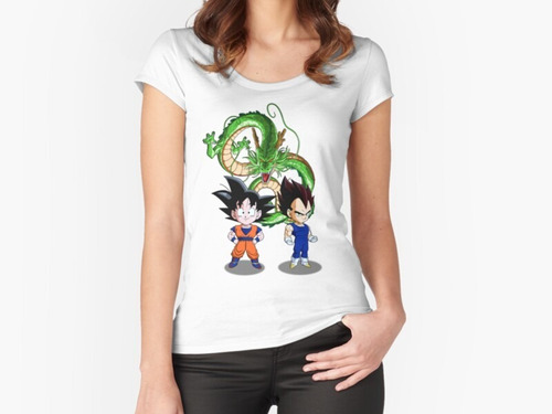Camiseta Mujer Goku And Vegeta 2 | Cuotas sin interés