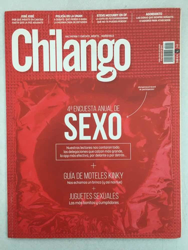 Chilango 141. 4a Encuesta Anual De Sexo + Guía De Moteles Ki