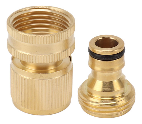 Manguera De Jardín Fe De Latón Con Conector Rápido, 2 Unidad