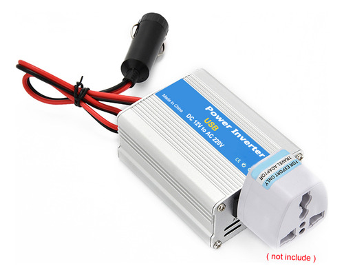 Inversor De Corriente Portátil 200w Dc 12v.ac 220v Con Pue