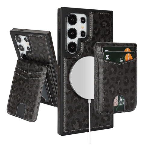 Funda Tipo Cartera Compatible Con Skyeagle Y Magsafe Para Ga