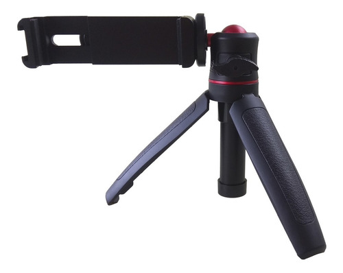 Imagen 5 de 8 de Kit Vlog Streaming Tripode Mt 08 + Soporte St02s