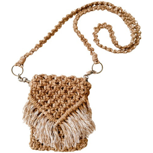 Porta Celular Mariu Tejido En Macrame