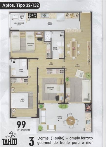 Imagem 4 de 4 de Venda Apartamento Praia Grande Sp - Ctm54