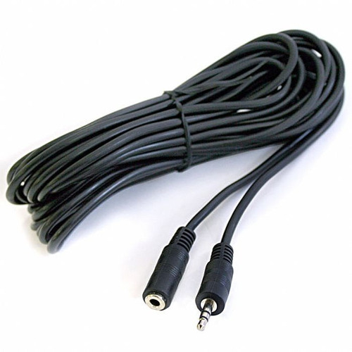 Cable Extensión  Audífonos Plug 3.5 15 Metros