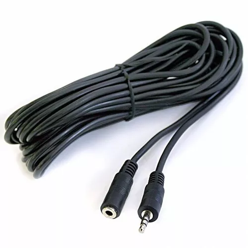 Cable Alargador de Auriculares Minijack Macho/Hembra 10m