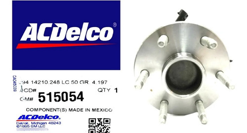 Mozo Cubo Rueda Silverado Tahoe Avalanche 4x2 1999 - 2006 