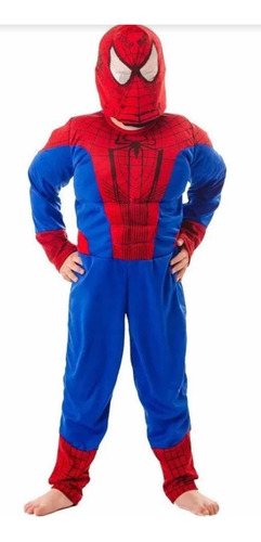 Disfraz Hombre Araña Musculoso Spiderman Superheroe 