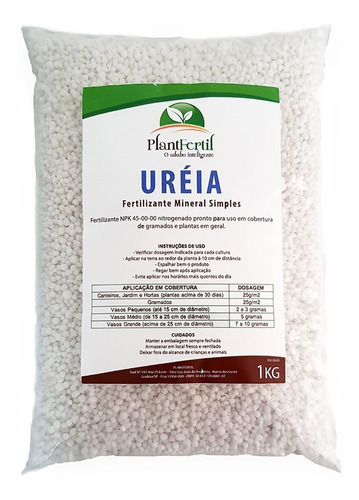 Fertilizante Plantfertil Uréia - 1kg