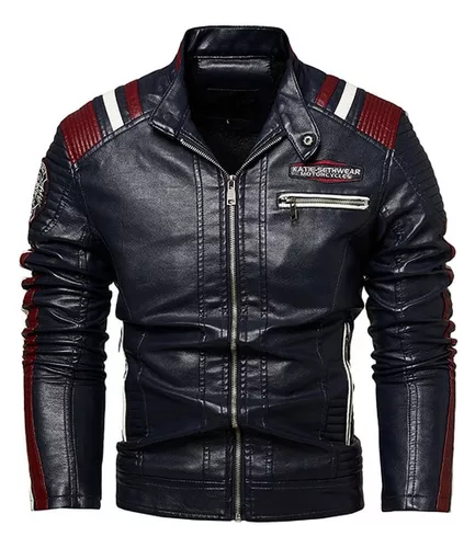 Chaqueta Bomber Bordada Para Hombre