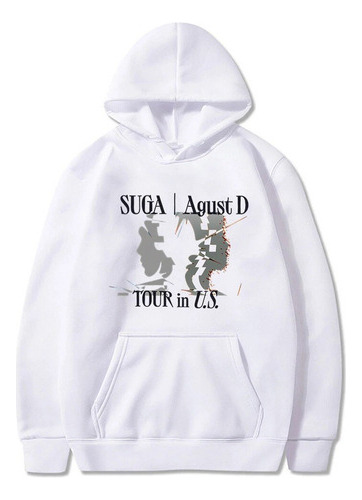 Sudadera Con Capucha Suga Agust D Tour Merch De Kpop  Manga