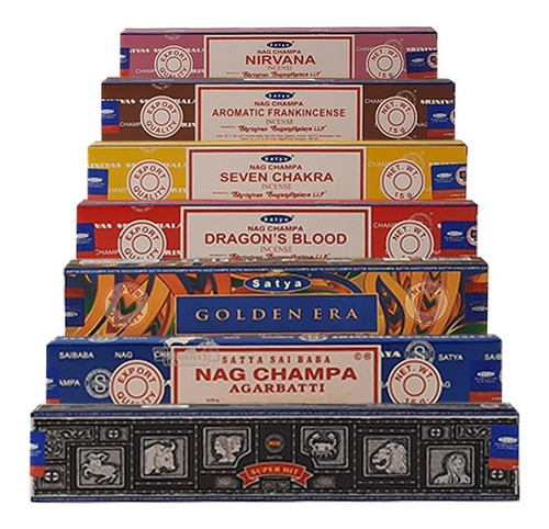 Sahumerios Satya Nag Champa - 12 Unidades